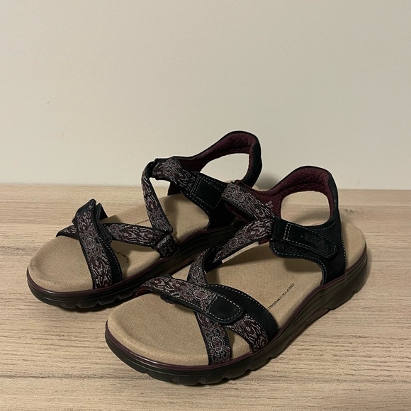 Taos | Zen Velcro Sandal Hiking Outdoors Trail Comfort Arch Support Adjustable - Picture 1 of 6